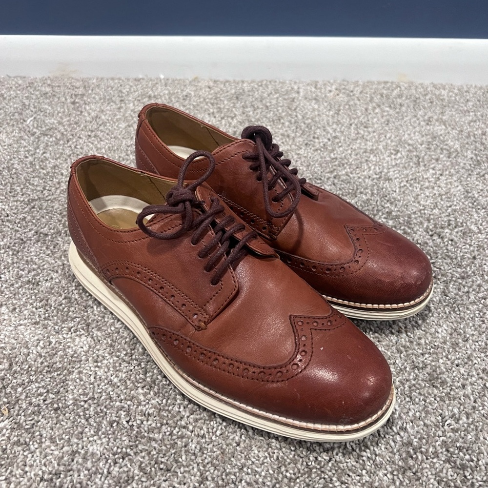 Cole Haan brown Oxfords men size 7w